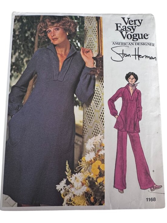 Vogue Other - Vogue Sewing Pattern 1168 Stan Herman Dress Pants 10 American Designer UC Easy